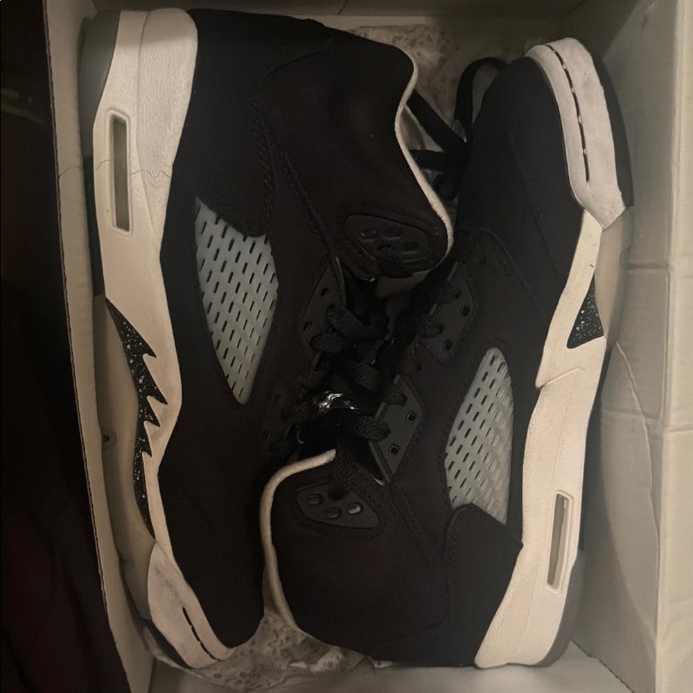 Nike Air Jordan 5 Retro Men’s Shoes - Black/White